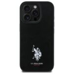 US Polo USHCP15XPGEK iPhone 15 Pro Max 6,7" black Leather Embroidered DH Color - imagine 3