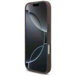 Guess 4G Strap Triangle Logo MagSafe case for iPhone 17 brown - imagine 5