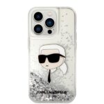 Karl Lagerfeld KLHCP14XLNKHCH iPhone 14 Pro Max 6,7" silver hardcase Glitter Karl Head - imagine 3