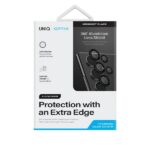 UNIQ Optix Aluminum Camera Lens Protector Sam S24 Ultra S928 midnight black camera lens glass - imagine 2