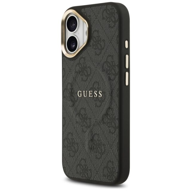 Case Guess 4G PU Classic Logo MagSafe for iPhone 17 black - imagine 2