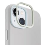 UNIQ case Lino Hue iPhone 15 / 14 / 13 6.1" Magclick Charging chalk grey - imagine 3