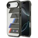 BMW M IML Metal Buttons Tricolor Lines MagSafe case for iPhone Air anthracite