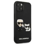 Karl Lagerfeld KLHCP13M3DRKCK iPhone 13 / 14 / 15 6,1" black hardcase Karl&Choupette Ikonik 3D - imagine 4