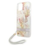 Guess GUOHCP14MHFLSU iPhone 14 Plus / 15 Plus 6.7" purple hardcase Flower Strap - imagine 5