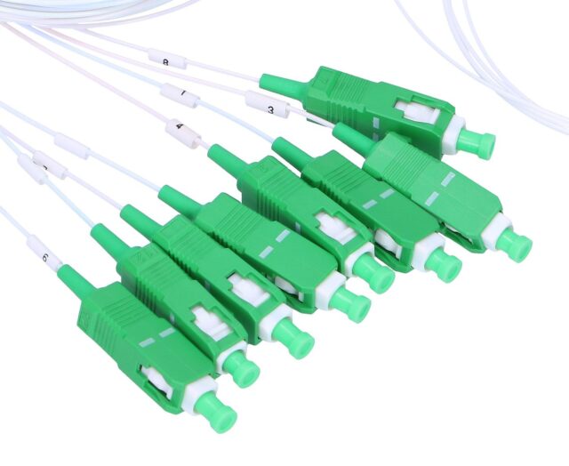 Extralink 1:8 PLC SC/APC | Splitter | 900um, 1m - imagine 2