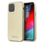 Guess GUHCP12LIGLGO iPhone 12 Pro Max 6,7" gold hardcase Iridescent