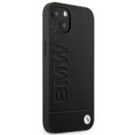 BMW BMHCP14MSLLBK iPhone 14 Plus / 15 Plus 6,7" black Leather Stamp - imagine 4