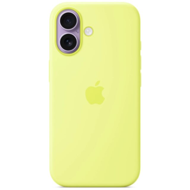 Case Apple Silicone Case MagSafe for iPhone 17 yellow - imagine 2