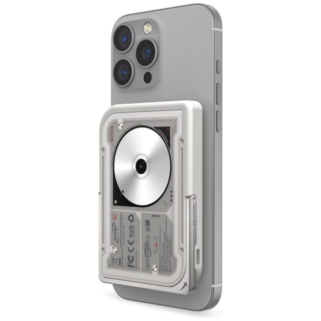 Powerbank Skinarma Nexus Nova Magnetic   Kick-Stand 5000mAh 20W PD USB-C MagSafe grey - imagine 2