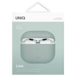 UNIQ case Lino AirPods 4 Silicone iceplant green - imagine 6