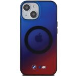 BMW BMHMP15SHTTG iPhone 15 / 14 / 13 6.1" red blue hardcase M Gradient MagSafe - imagine 3