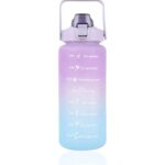 Extralink | Motivational Bottle | water bottle, 2000ml, purple-blue, BUT-992 - imagine 4