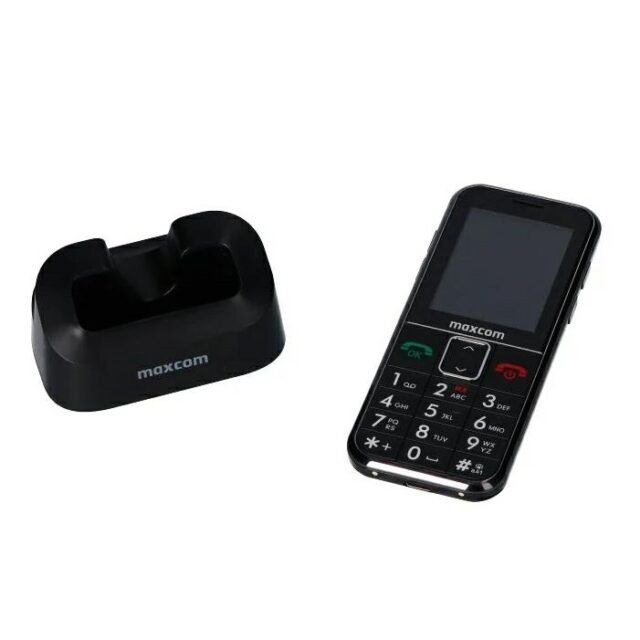Maxcom Comfort MM735 with charging station + SOS wristband black - imagine 4