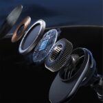 Araree Renergy AM15V induction holder for grille black MagSafe AR60-01798A - imagine 6