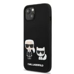 Karl Lagerfeld KLHCP13MSSKCK iPhone 13 / 14 / 156,1" hardcase black Silicone Karl & Choupette - imagine 2