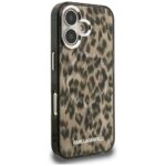 Case Karl Lagerfeld IML Leopard Pattern  MagSafe for iPhone 16 brown - imagine 4