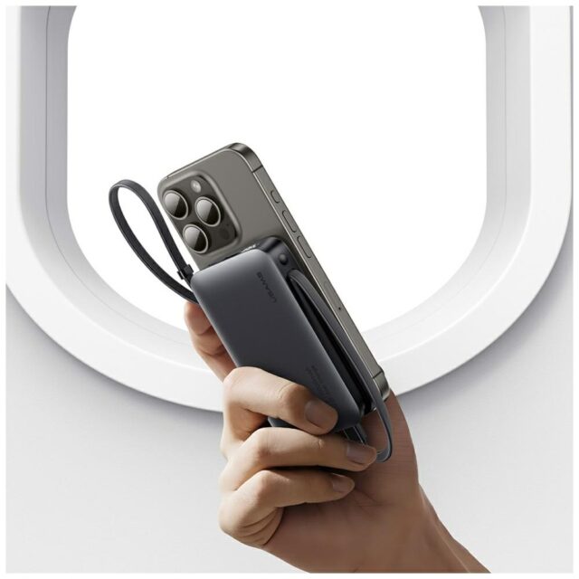 Powerbank USAMS XR Series CD228 10000mAh 20W + USB-C/Lightning cable black - imagine 10