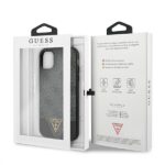 Guess GUHCN61PU4GHBK iPhone 11 6,1" / Xr grey hardcase 4G Triangle Collection - imagine 8