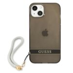 Guess GUHCP13MHTSGSK iPhone 13 / 14 / 15 6,1"black hardcase Translucent Stap - imagine 3