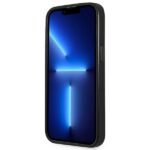 Guess GUHCP14LPSATLG iPhone 14 Pro 6,1" silver hardcase SaffianoTriangle Logo - imagine 5