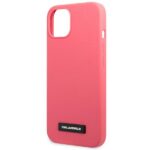Karl Lagerfeld KLHCP13MSLMP1PI iPhone 13 / 14 / 15 6,1" hardcase fuchsia Silicone Plaque - imagine 6