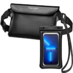 Spigen Universal Waterproof A621 Case & Waist Bag Black AMP04533 - imagine 2