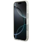 Guess IML Glitter Pearl Strap MagSafe Case for iPhone 17 Pro Clear - imagine 5