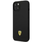 Ferrari FEHCP14MSIBBK iPhone 14 Plus /15 Plus 6,7" black hardcase Silicone Metal Logo - imagine 2