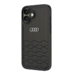 Audi Synthetic Leather iPhone 16 Plus 6.7" black hardcase AU-TPUPCIP16M-GT/D2-BK - imagine 2