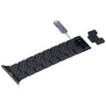 Band PITAKA Carbon Fiber Retro for Apple Watch 1/2/3/4/5/6/7/8/9/10/SE/Ultra/Ultra2 black grey - imagine 10