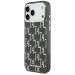 Karl Lagerfeld IML KL Monogram MagSafe Case for iPhone 17 Pro Max Black - imagine 2