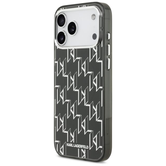 Karl Lagerfeld IML KL Monogram MagSafe Case for iPhone 17 Pro Max Black - imagine 2