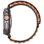 Pasek Spigen WBF1 do Apple Watch          6/7/8/9/10/11/SE/SE 3/Ultra 1/Ultra 2 44/45/46/49mm czarno-pomarańczowy - imagine 5