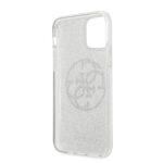 Guess GUHCN61PCUGLLG iPhone 11 6,1" / Xr light grey hard case Glitter 4G Circle Logo - imagine 4