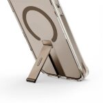 UNIQ case Eleva with Vertica Stand iPhone 16 Pro 6.3" taupe gold - imagine 4