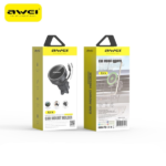 Car mount AWEI Magsafe X73 for air vent with retractable cable black - imagine 2