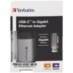 Verbatim Adapter USB-C - Eternetaluminum 49146 - imagine 4