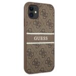 Guess GUHCN614GDBR iPhone 11 6,1" / Xr brown hardcase 4G Stripe - imagine 4