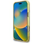 Case Guess IML Metal Glitter 4G Circle Triangle MagSafe for iPhone 16 Pro Max brown - imagine 5