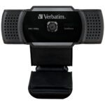 Verbatim Full HD 1080p Webcam with Microphone AWC-01 black 49578 - imagine 2