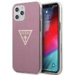 Guess GUHCP12LPCUMPTPI iPhone 12 Pro Max 6,7" pink hardcase Metallic Collection
