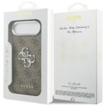 Case Guess 4G Big 4G Classic Logo for  iPhone Air brown silver - imagine 8