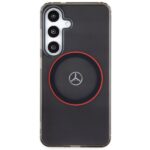Mercedes MEHMS24S23HUORK S24 S921 Black Hardcase Double Layer with Red MagSafe - imagine 3