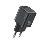 USAMS wall charger 1xUSB-C PD 30W 3A (only head) PD3.0 Fast Charging black X-ron Series CC186TC01