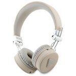 Guess Over-Ear Bluetooth Headphones ENC GUBH70PGTSPSE beige Grained Classic Round Shape