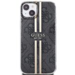 Guess GUHCP15MH4PSEGK iPhone 15 Plus / 14 Plus 6.7" black hardcase IML 4G Gold Stripe - imagine 3