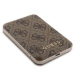 Zestaw Guess GUBPM5P15S4GEMGW iPhone15 6.1" hardcase + Powerbank 5000mAh MagSafe brown 4G Metal Logo - imagine 10