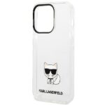Karl Lagerfeld KLHCP14LCTTR iPhone 14 Pro 6,1" hardcase transparent Choupette Body - imagine 6