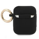 Guess GUA2SSSK AirPods cover black Silicone Vintage Script - imagine 2